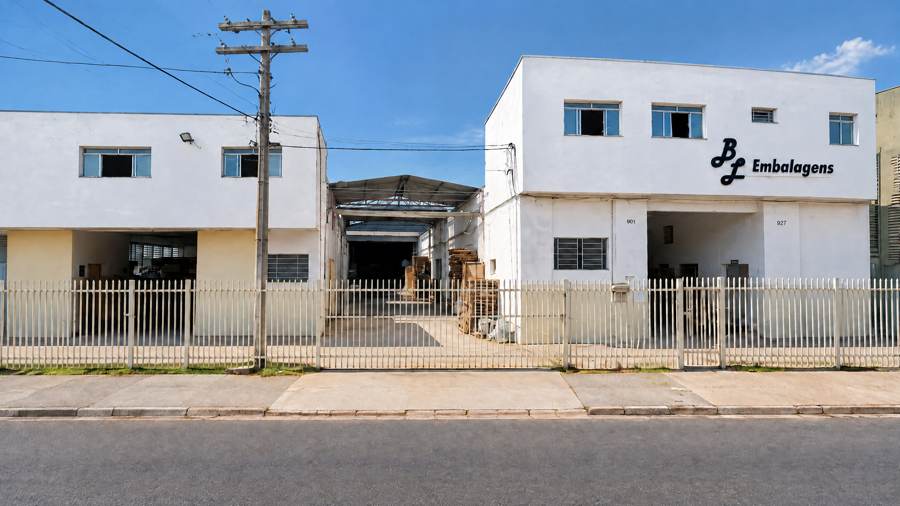 Fachada da fábrica da BL Embalagens em Santa Bárbara d'Oeste